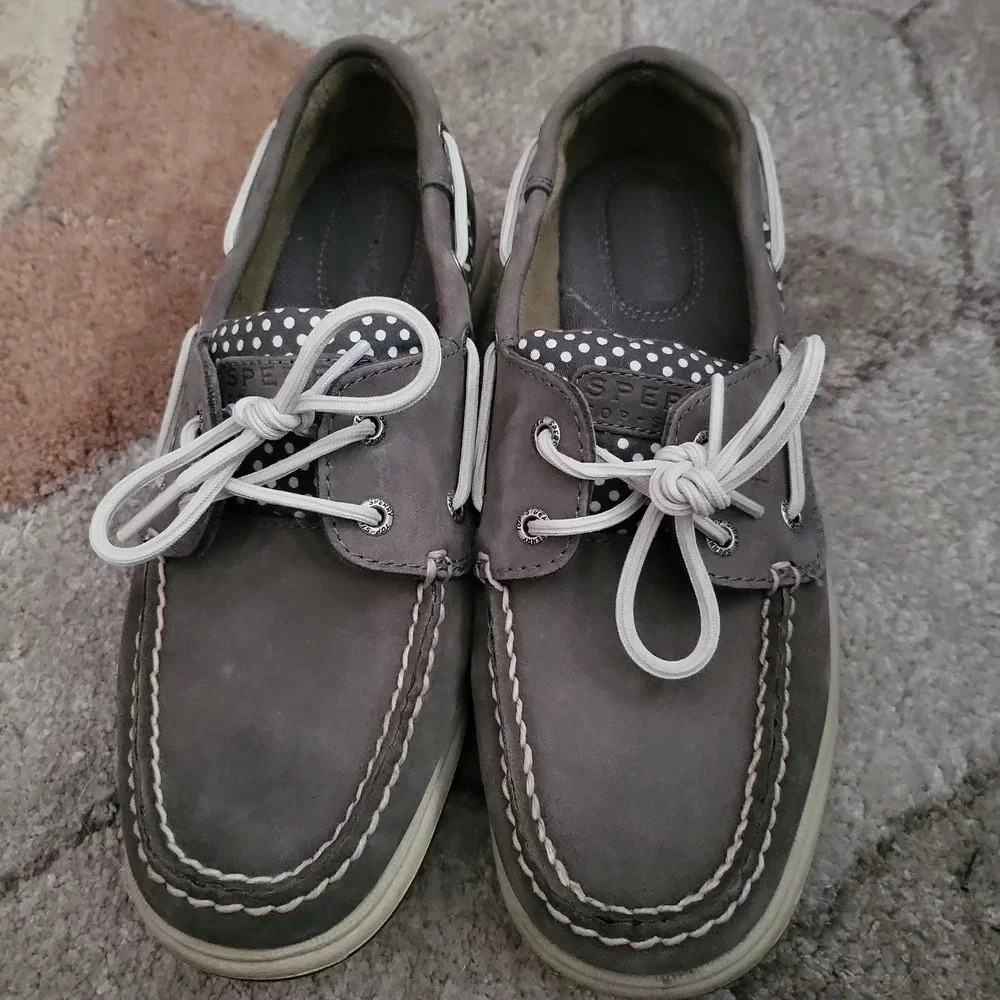 Sperry spotted loafers